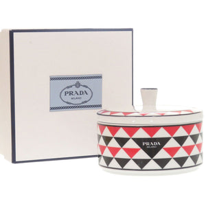 未使用 プラダ ジュエリーボックス ポーセリン 磁器 ホワイト 白 0921【中古】PRADA