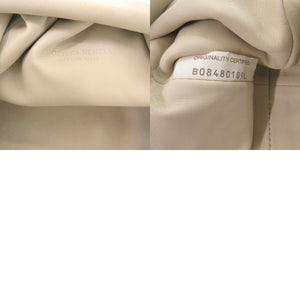 美品 ボッテガヴェネタ ミニ ザ ポーチ B08480109L レザー アイボリー ショルダーバッグ 0929【中古】BOTTEGAVENETA