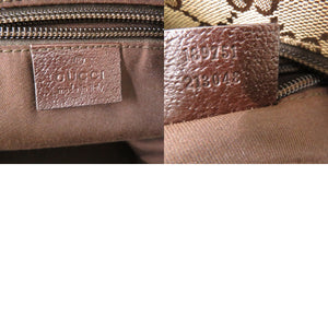 グッチ シェリーライン 189751 ショルダーバッグ GGキャンバス レザー ベージュ 0941【中古】GUCCI