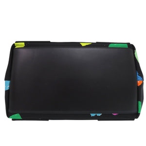 新品同様 バレンシアガ ネイビーカバス トートバッグ 339933 ハート キャンバス ブラック 0948【中古】BALENCIAGA