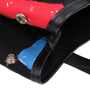 新品同様 バレンシアガ ネイビーカバス トートバッグ 339933 ハート キャンバス ブラック 0948【中古】BALENCIAGA