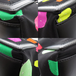 新品同様 バレンシアガ ネイビーカバス トートバッグ 339933 ハート キャンバス ブラック 0948【中古】BALENCIAGA