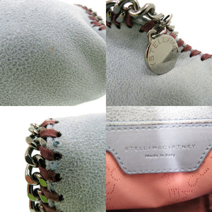 美品 ステラマッカートニー ファラベラ 2WAY チェーンショルダーバッグ レザー ライトブルー 0961【中古】Stella McCartney