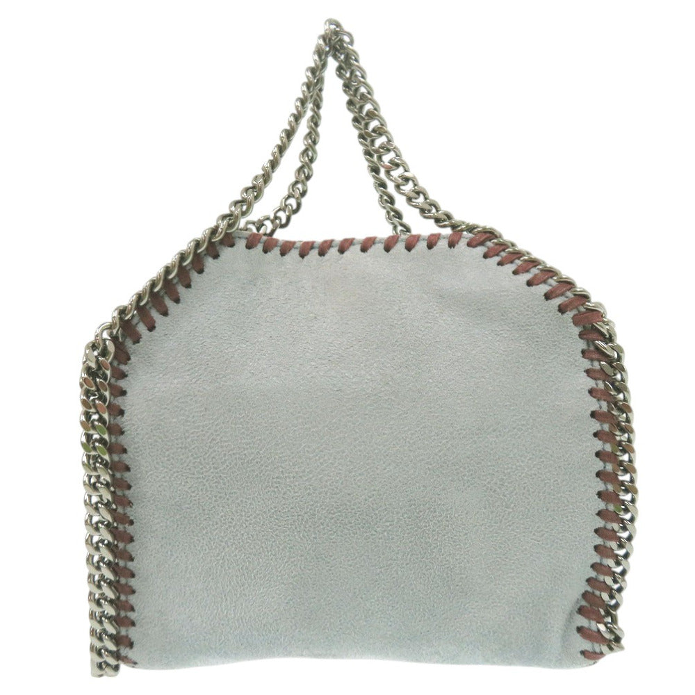 美品 ステラマッカートニー ファラベラ 2WAY チェーンショルダーバッグ レザー ライトブルー 0961【中古】Stella McCartney