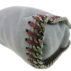 美品 ステラマッカートニー ファラベラ 2WAY チェーンショルダーバッグ レザー ライトブルー 0961【中古】Stella McCartney