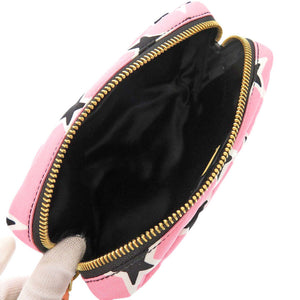 美品 ミュウミュウ 5NE458 星柄 ナイロン ピンク ポーチ 0969【中古】MIUMIU