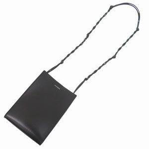 新品同様 ジルサンダー タングル SM JSPQ850173 レザー ブラック ショルダーバッグ 黒 0975【中古】JIL SANDER