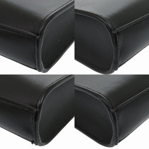 新品同様 ジルサンダー タングル SM JSPQ850173 レザー ブラック ショルダーバッグ 黒 0975【中古】JIL SANDER