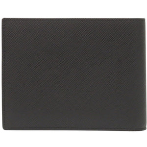 未使用 ダンヒル DU22R2P10PS001R レザー ブラック 二つ折り財布 黒 0978【中古】Dunhill