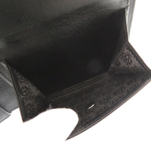 未使用 ダンヒル DU22R2P10PS001R レザー ブラック 二つ折り財布 黒 0978【中古】Dunhill