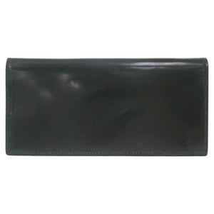 新品同様 ロカド コードバン グリーン 二つ折り長財布 長財布 1003【中古】ROCADO メンズ