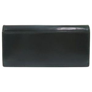 新品同様 ロカド コードバン グリーン 二つ折り長財布 長財布 1003【中古】ROCADO メンズ