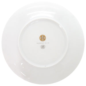 未使用 エルメス デザートプレート ＜モザイク 24＞ ゴールド ポーセリン 陶磁器 グレー/ゴールド 食器 1012【中古】HERMES