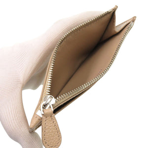 新品同様 バレンシアガ 637130 レザー ベージュ カードケース 1017【中古】BALENCIAGA