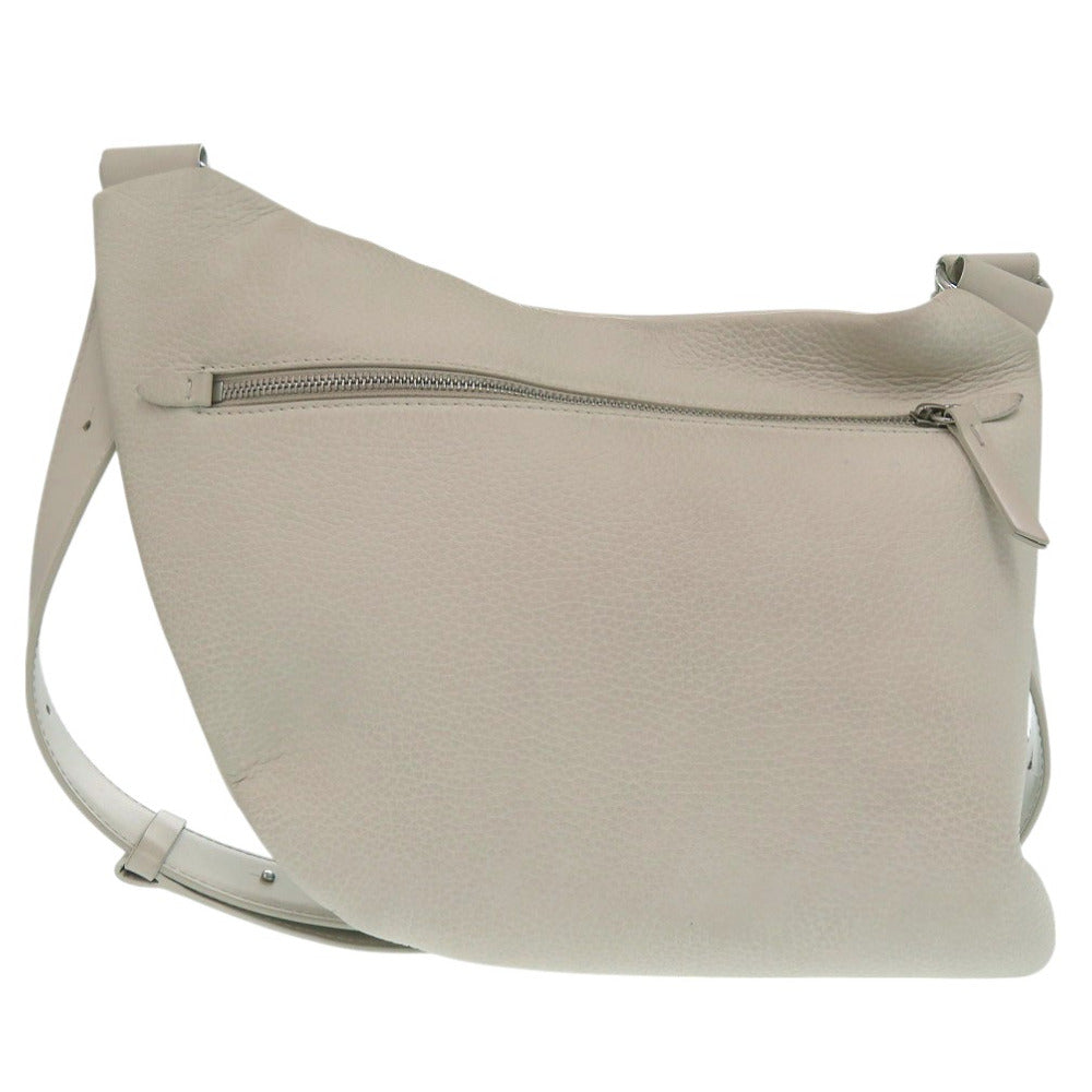 美品 メゾン マルジェラ 5AC サドルバッグ 24SWG0017P4746 ボディバッグ ショルダーバッグ レザー ホワイトグレージュ 1022【中古】Maison Margiela