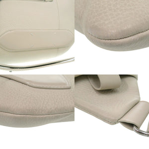 美品 メゾン マルジェラ 5AC サドルバッグ 24SWG0017P4746 ボディバッグ ショルダーバッグ レザー ホワイトグレージュ 1022【中古】Maison Margiela