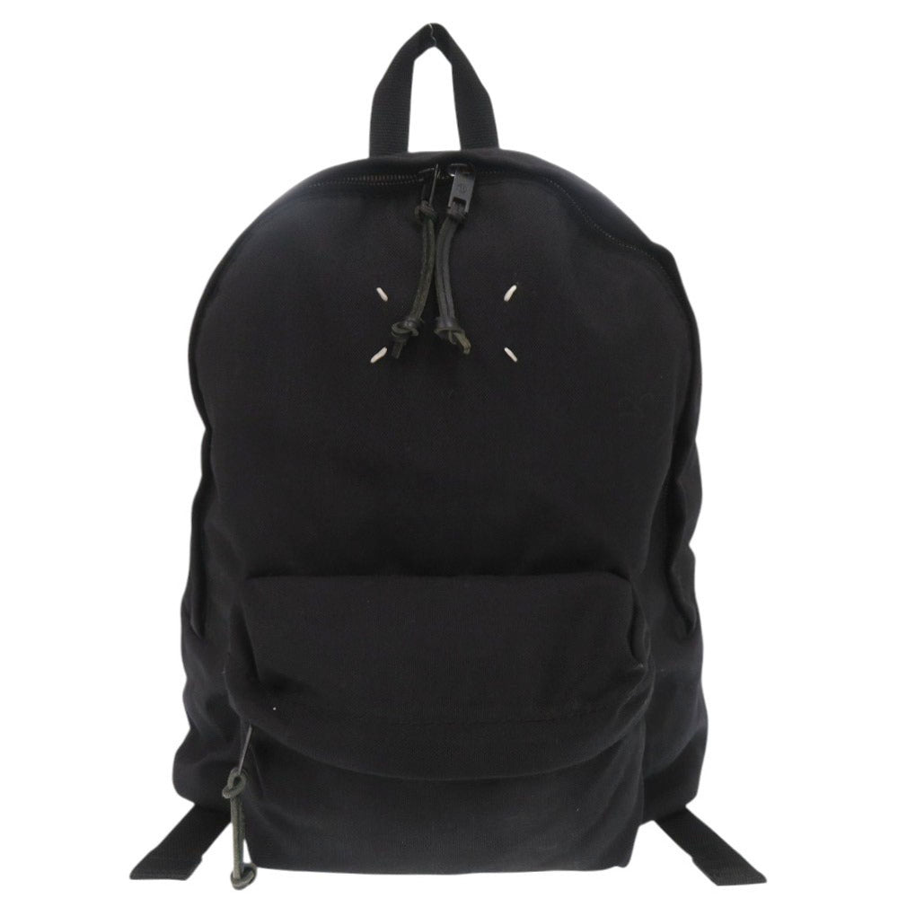美品 メゾン マルジェラ 4ステッチ S55WA0053 ナイロン ブラック リュック デイパック 黒 1023【中古】Maison Margiela メンズ