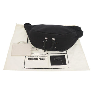 新品同様 メゾン マルジェラ キャンバス ブラック ウエストバッグ 黒 1024【中古】Maison Margiela