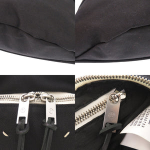 新品同様 メゾン マルジェラ キャンバス ブラック ウエストバッグ 黒 1024【中古】Maison Margiela