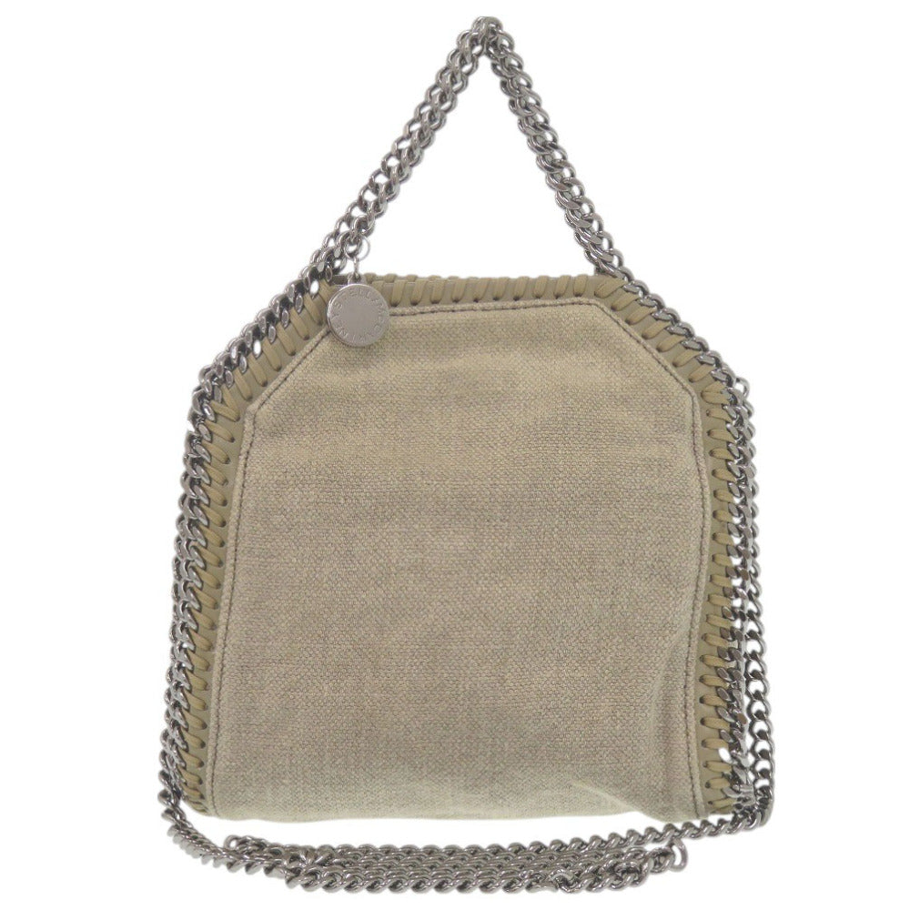 美品 ステラマッカートニー 2WAY ファラベラ ポリウレタン/ポリエステル ベージュ ショルダーバッグ 1025【中古】Stella McCartney