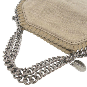 美品 ステラマッカートニー 2WAY ファラベラ ポリウレタン/ポリエステル ベージュ ショルダーバッグ 1025【中古】Stella McCartney