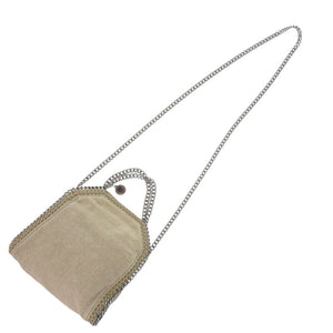 美品 ステラマッカートニー 2WAY ファラベラ ポリウレタン/ポリエステル ベージュ ショルダーバッグ 1025【中古】Stella McCartney