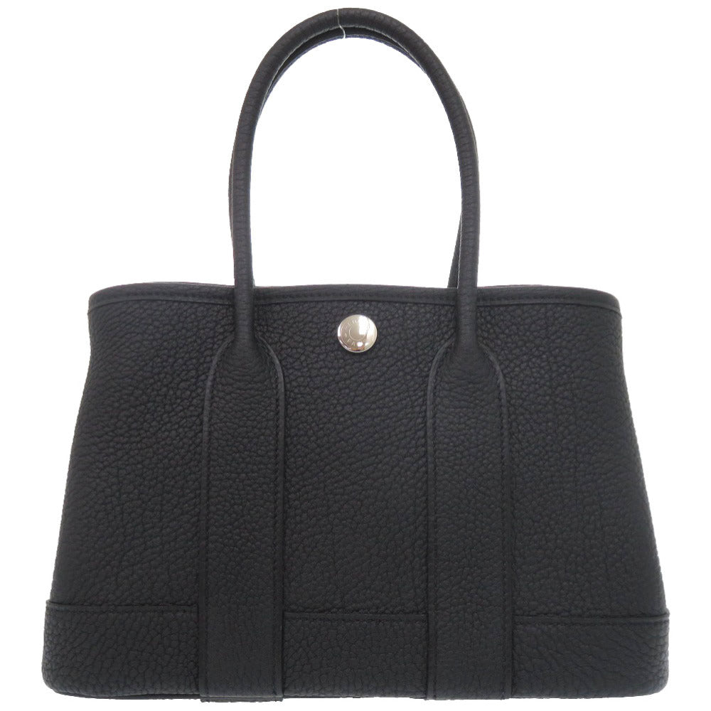 未使用 エルメス ネオ ガーデン23 ネゴンダ ブラック W刻印(2024年製) ハンドバッグ 黒 1027 【中古】 HERMES ガーデンパーティ