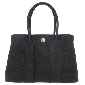 未使用 エルメス ネオ ガーデン23 ネゴンダ ブラック W刻印(2024年製) ハンドバッグ 黒 1027 【中古】 HERMES ガーデンパーティ