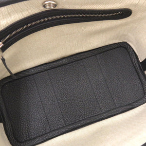 未使用 エルメス ネオ ガーデン23 ネゴンダ ブラック W刻印(2024年製) ハンドバッグ 黒 1027 【中古】 HERMES ガーデンパーティ