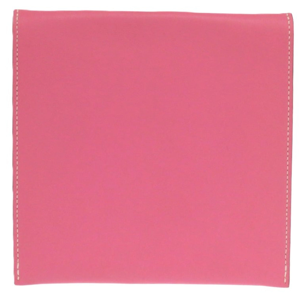 美品 エルメス ポシェットビアンカ レザー シルバー金具 ピンク □N刻印 ポーチ 1083【中古】HERMES