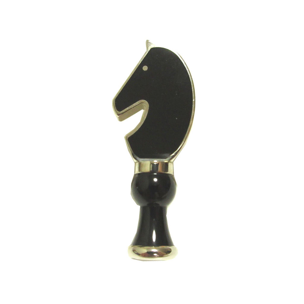 新品同様 エルメス カヴァリエ GD0291(2021年製) メタル ブラック 黒 ブローチ ピンバッジ 1088【中古】HERMES