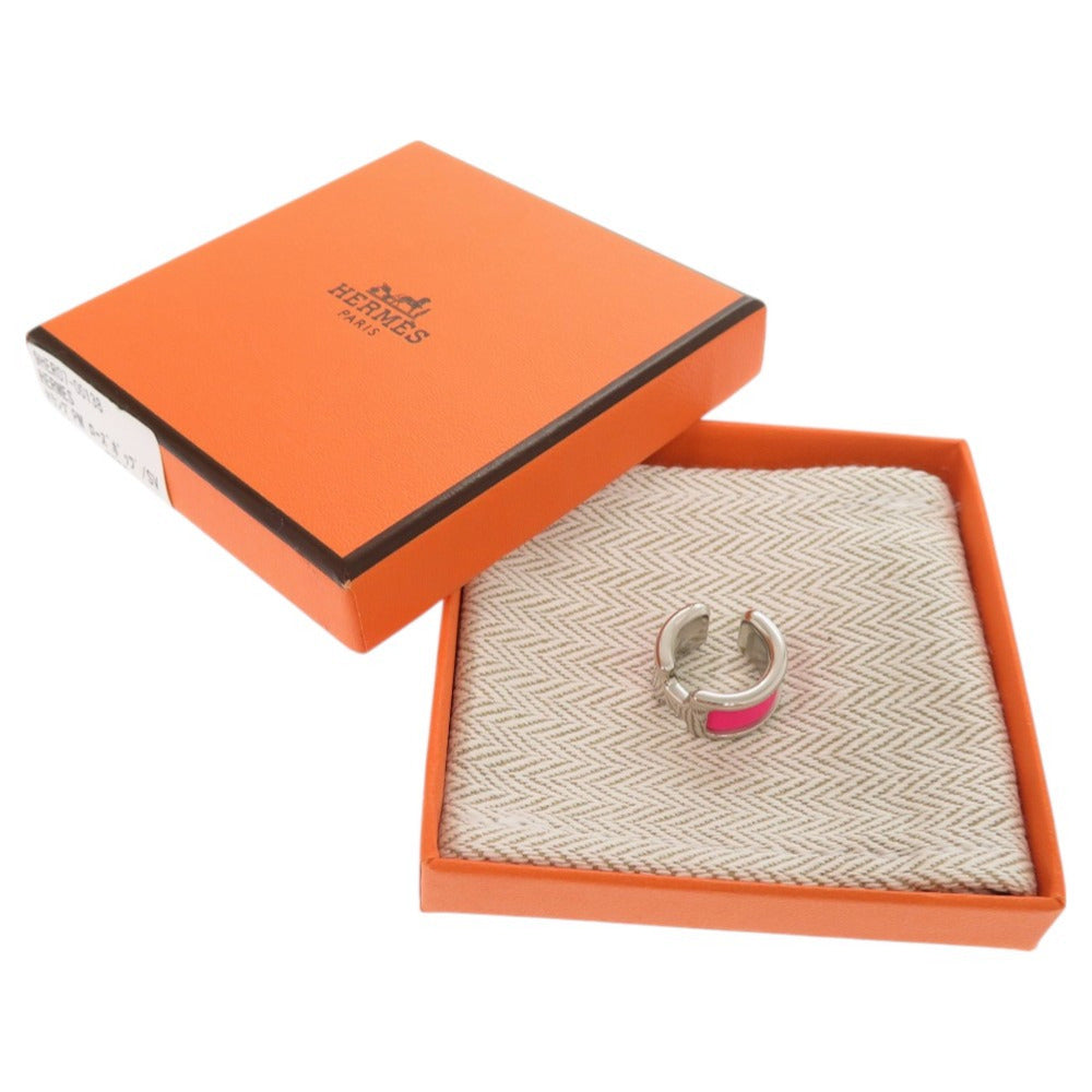 未使用品 エルメス オランプ PM シェーブル ローズポップ イヤーカフ 1107【中古】HERMES