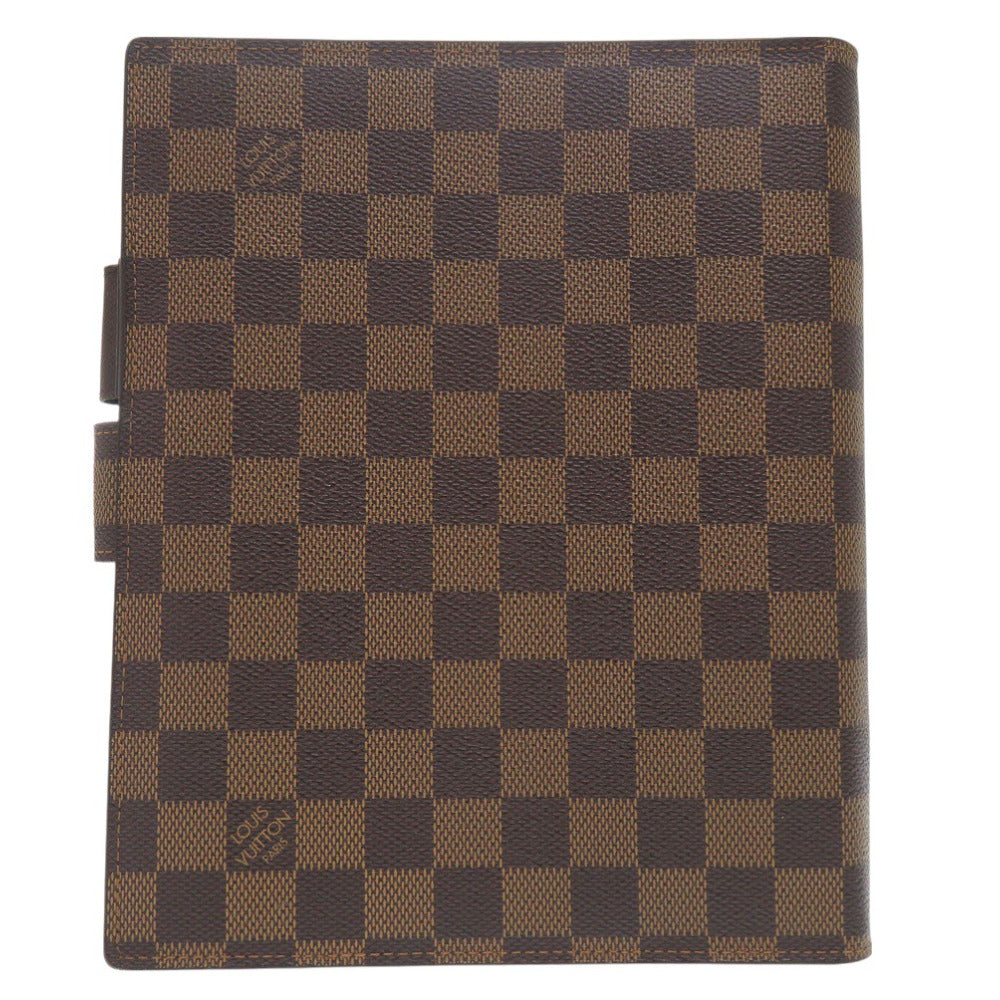 美品 ルイ ヴィトン アジェンダ GM 手帳カバー 6穴式 システム手帳 R20107 ダミエキャンバス ブラウン LV 1116【中古】LOUIS VUITTON