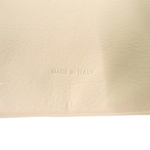 新品同様 ザ ロウ バース フォン ケース レザー ホワイト 白 ショルダーバッグ 1118【中古】THE ROW