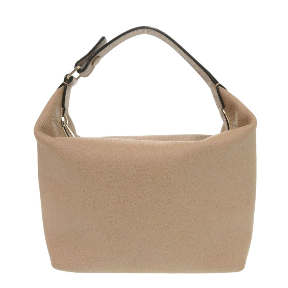 新品同様 ヴァレクストラ モチバッグ SGMO0020010LOCPL99MBC レザー カシミア ベージュ 2way ハンドバッグ 1119【中古】Valextra