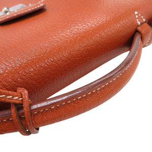 美品 エルメス キリウス ビジネスバッグ ブッフル ブラウン D刻印 1123【中古】HERMES