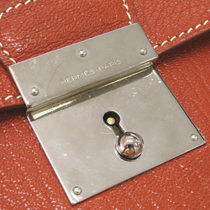 美品 エルメス キリウス ビジネスバッグ ブッフル ブラウン D刻印 1123【中古】HERMES