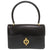 エルメス ヴィンテージ レザー ブラック ハンドバッグ 黒 1126【中古】HERMES