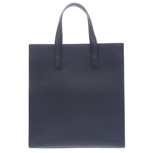 新品同様 エム シー エム 2WAY レザー ネイビー ハンドバッグ 1128【中古】MCM