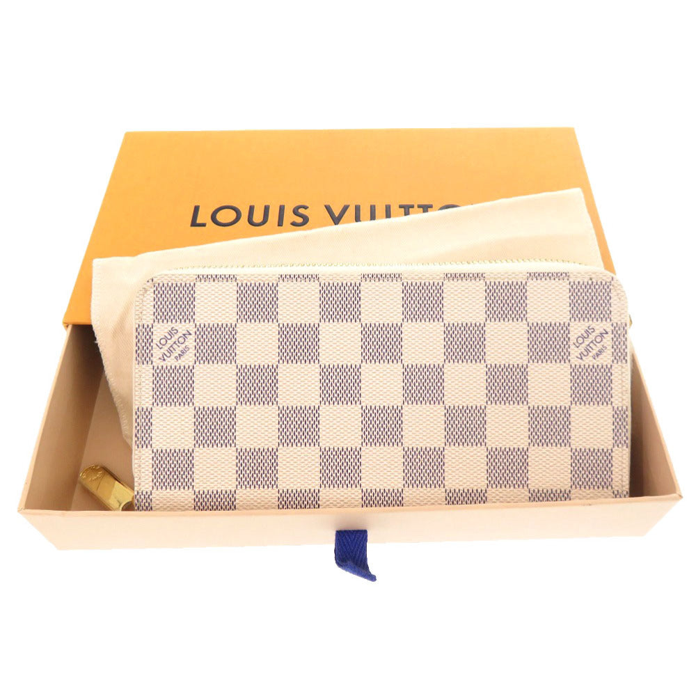 未使用 ルイ ヴィトン ジッピーウォレット ダミエ アズール N41660 長財布 LV 1131 【中古】 LOUIS VUITTON