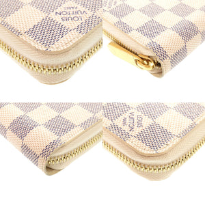 未使用 ルイ ヴィトン ジッピーウォレット ダミエ アズール N41660 長財布 LV 1131 【中古】 LOUIS VUITTON