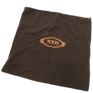 新品同様 トッズ セアー Dキューブ レザー イエロー 黄 ショルダーバッグ 1136【中古】TOD’S