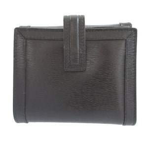未使用 グッチ レザー 035・2118・2292 Gロゴ ブラック 黒 Wホック財布 財布 1154【中古】GUCCI