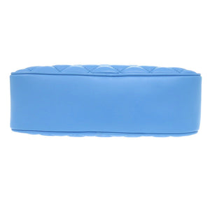 新品同様 ジャンニ・ヴェルサーチ キルティング メドゥーサ 1008828 1A03912 レザー ブルー ショルダーバック 青 1181【中古】Gianni Versace