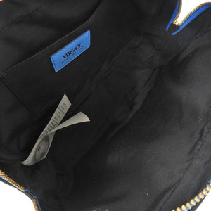 新品同様 ジャンニ・ヴェルサーチ キルティング メドゥーサ 1008828 1A03912 レザー ブルー ショルダーバック 青 1181【中古】Gianni Versace