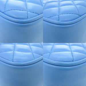 新品同様 ジャンニ・ヴェルサーチ キルティング メドゥーサ 1008828 1A03912 レザー ブルー ショルダーバック 青 1181【中古】Gianni Versace