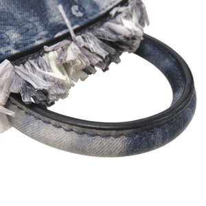 新品同様 クリスチャンルブタン パロマナノ 2WAY ミニバッグ ショルダーバッグ レザー ネイビー 1198【中古】Christian Louboutin