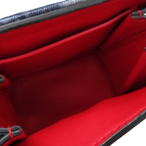 新品同様 クリスチャンルブタン パロマナノ 2WAY ミニバッグ ショルダーバッグ レザー ネイビー 1198【中古】Christian Louboutin