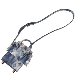 新品同様 クリスチャンルブタン パロマナノ 2WAY ミニバッグ ショルダーバッグ レザー ネイビー 1198【中古】Christian Louboutin