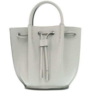 美品 トッズ 2WAY Tタイムレス レザー グレー系 ハンドバッグ 1222【中古】TOD’S